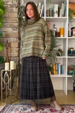 Braemar Stripey Knit Greens